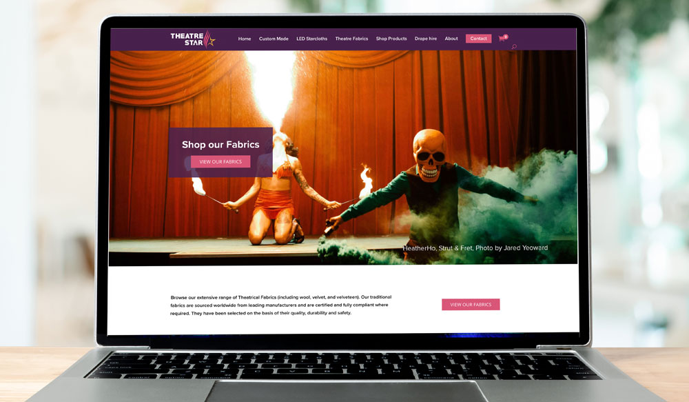 Theatre Star theatrical fabrics website