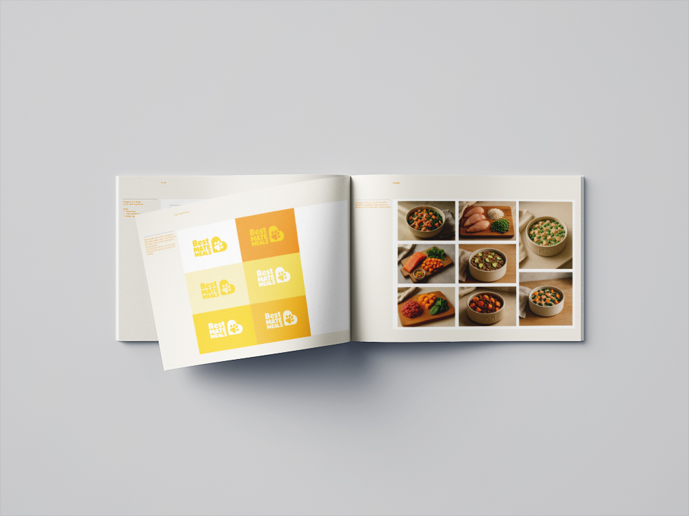 Best Mate Meals brand guide and logo design