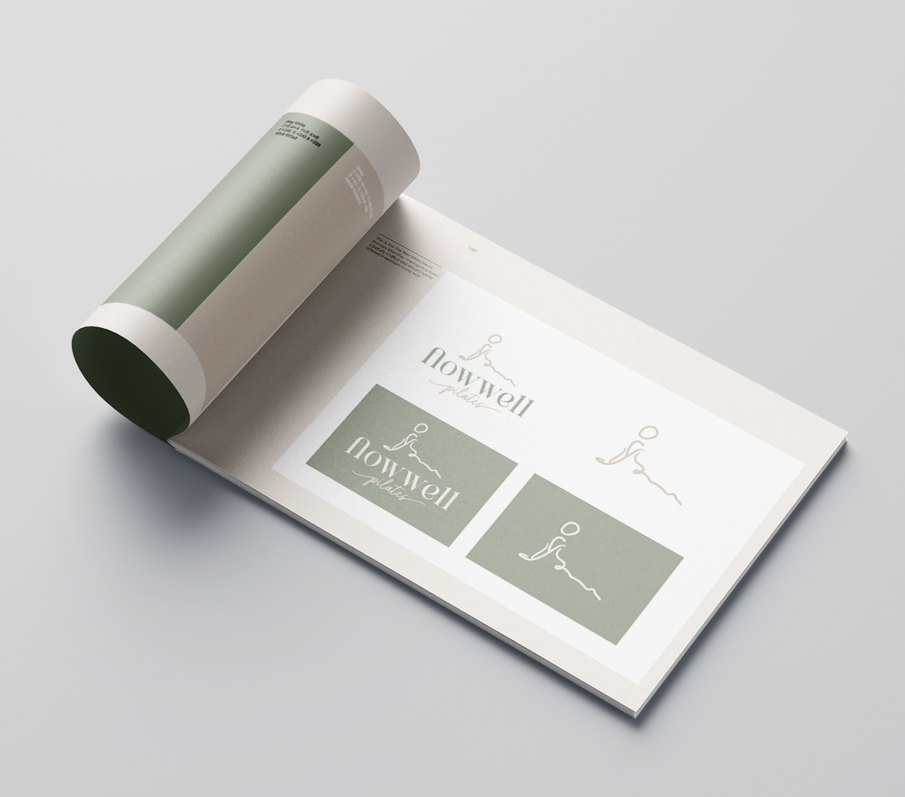 Flowwell brand book design