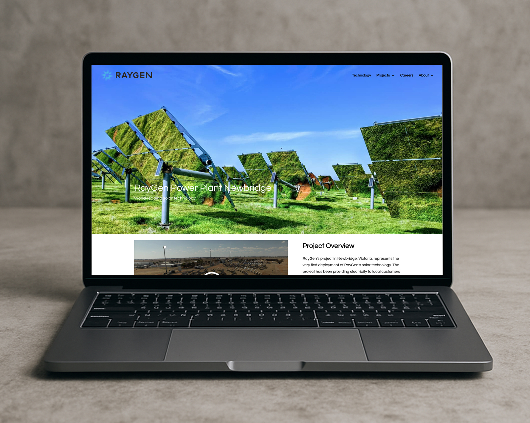 Renewable Energy - RayGen Power Plant