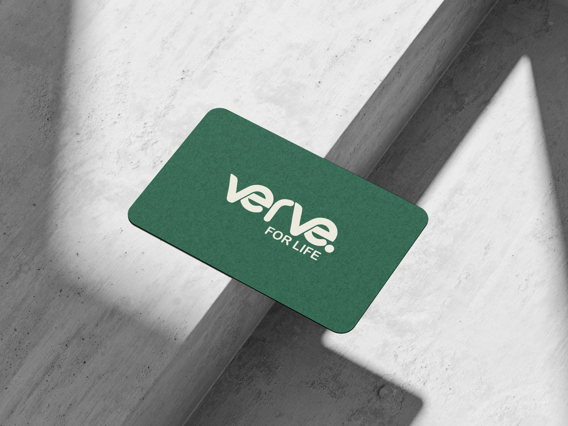Verve business card mockup